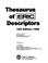 Cover of: Thesaurus of Eric Descriptors