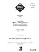 Cover of: Proceedings of the Sixth ACM Sigplan Symposium on Principles and Practice of Parallel Programming (Ppopp), 18-21 June 1997, Las Vegas, Nevada, USA (ACM Sigplan Notices)