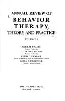 Cover of: Annual Review of Behavior Therapy, Vol 8 by 