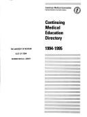 Cover of: Continuing Medical Education Directory 1994-1995