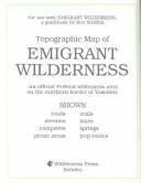 Cover of: Emigrant Wilderness Map