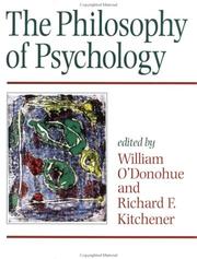 Cover of: The philosophy of psychology