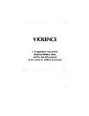 Cover of: Violence: A Jama Compendium