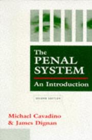 Cover of: The Penal System: An Introduction