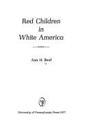 Cover of: Red children in white America