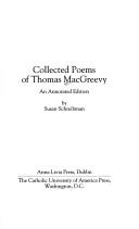 Cover of: Collected Poems of Thomas MacGreevy: An Annotated Edition