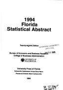Cover of: Florida Statistical Abstract, 1994
