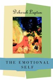 The emotional self by Deborah Lupton