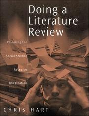 Cover of: Doing a Literature Review by Christopher Hart
