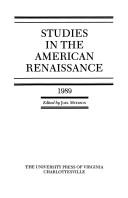 Cover of: Studies in the American Renaissance, 1989 (Studies in the American Renaissance)