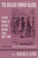 Cover of: ENGLISH COMMON READER: A SOCIAL HISTORY OF THE MASS READING PUB