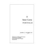 Cover of: Sister Carrie portfolio