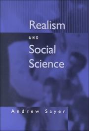 Cover of: Realism and Social Science