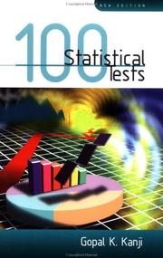 100 Statistical Tests by Gopal K. Kanji