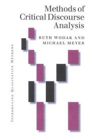 Cover of: Methods of Critical Discourse Analysis (Introducing Qualitative Methods series) by 