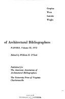 Gropius, Wren, Latrobe, Wright by American Association of Architectural Bibliographers