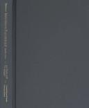 Cover of: Treatise on Invertebrate Paleontology, Part V: Graptolithina  by O. M. B. Bulman, Raymond C. Moore, Curt Teichert