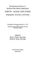 The Distributional History of the Biota of the Southern Appalachians (Research Division. Monograph 1-2, 4) by Perry C. Holt