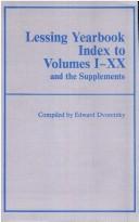 Cover of: Lessing Yearbook Index to Volumes I-XX and the Supplements (Lessing Yearbook)