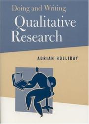 Cover of: Doing and writing qualitative research