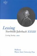 Cover of: Lessing Yearbook 2001 (Lessing Yearbook)