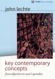 Cover of: Key Contemporary Concepts by John Lechte