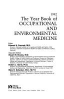 Cover of: The Year Book of Occupational and Environmental Medicine, 1992 (Year Book of Occupational and Environmental Medicine)