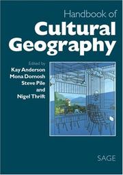 Cover of: Handbook of cultural geography