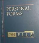 Cover of: Personal Forms on File 2000 Update (Personal Forms on File Update, 2000)