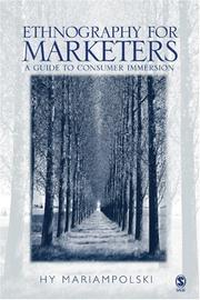 Cover of: Ethnography for Marketers | Hy Mariampolski