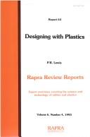 Cover of: Designing with Plastics: Review Reports
