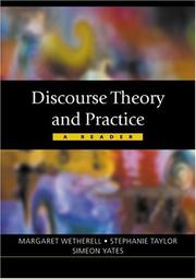 Cover of: Discourse theory and practice: a reader