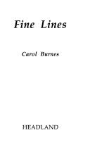 Cover of: Fine Lines by Carol Burnes