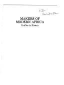 Cover of: Makers of modern Africa by Ralph Uwechue