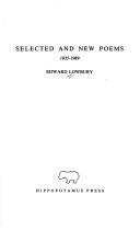 Cover of: Selected and New Poems 1935-1989