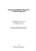 Cover of: Temporomandibular Disorders by R. J. M. Gray, S. J. Davies, A. A. Quayle