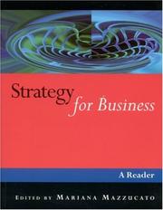 Cover of: Strategy for Business by Mariana Mazzucato