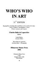 Who's Who in Art by Charles Baile De Laperriere