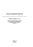 Cover of: Temporomandibular Disorders