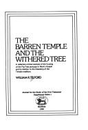 Barren Temple and the Withered Tree (Jsot Supplement Series No. 1) by William R. Telford