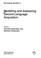 Cover of: Modelling Assessing SEC Lang (Multilingual Matters)