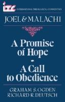 Cover of: A promise of hope - a call to obedience: a commentary on the books of Joel