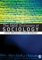 Cover of: The SAGE Dictionary of Sociology