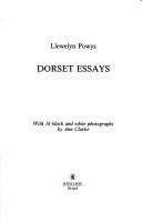 Cover of: Dorset Essays