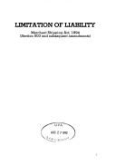 Cover of: Limitation of Liabilites