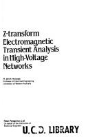 Cover of: Z-Transform Electromagnetic Transient Analysis in High-Voltage Networks (Iee Power Engineering Series) | W. Derek Humpage