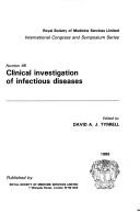 Cover of: Clinical Investigation of Infectious Diseases | David Tyrrell