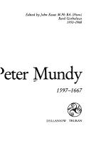 Cover of: The travels of Peter Mundy: 1597-1667