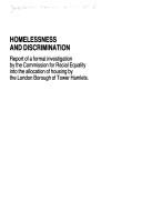 Cover of: Homelessness and Discrimination (Housing Formal Investigation Reports)