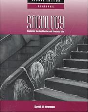 Cover of: Sociology: exploring the architecture of everyday life : readings